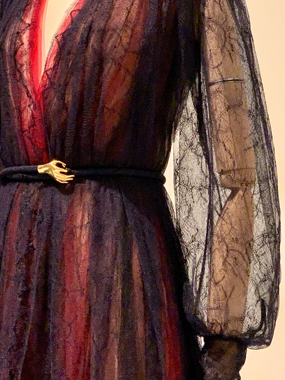 Dress called “Les vases communicants” of Elsa Schiaparelli